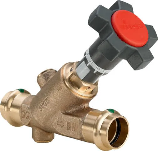 Viega Zirkulationsregulierventil Easytop 2282 in 28mm Rotguss