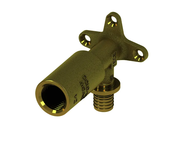 TECEflex Wandscheibe lang Dim. 16 x Rp 1/2", Siliziumbronze