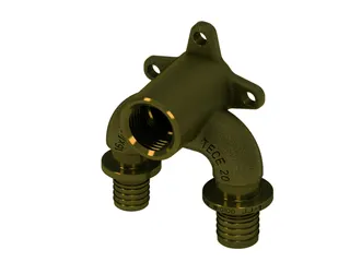 TECEflex U-Doppelwandscheibe reduziert druckverlustop. 20xRp1/2"x16, Si-Bronze – Bild 2