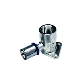 comfort-press-Metall-Wandscheibe 20 mm x DN 15 (1/2") lang
