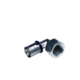 comfort-press-Metall-Übergangswinkel 90 Grad 20 mm x DN 20 (3/4") IG