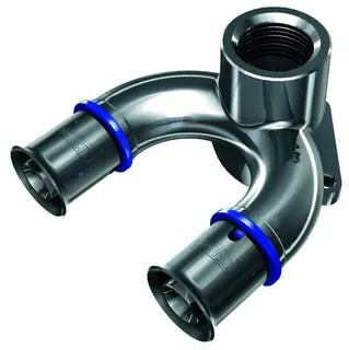 comfort-press-Metall-Doppel-Wand- scheibe 20 x DN 15 (1/2") x 20 mm