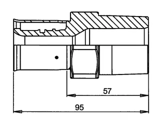 comfort-press-PPSU-Übergang 50 mm x DN 40 (11/2") AG – Bild 2