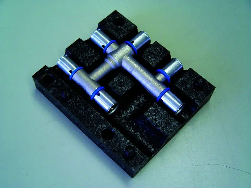 comfort-press-Metall-Kreuzungsfitting 20 x 20 x 16 mm