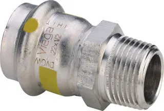 Viega Sanpress Inox G-Übergangsstück 0211 (Gas) in d35 x R1 1/4AG Edelstahl