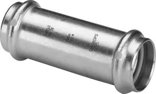 Viega Schiebemuffe m. SC Sanpress Inox G 0215.5 für Gas in 28mm Edelstahl – Bild 2