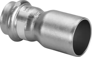 Viega Red.-Stück mit SC Sanpress Inox G 0215.1 für Gas in 42x35mm Edelstahl – Bild 2