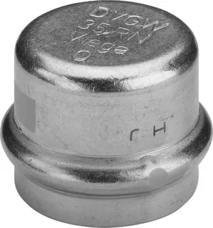 Viega Verschlusskappe SC Sanpress Inox G 0256 für Gas in 28mm Edelstahl – Bild 2