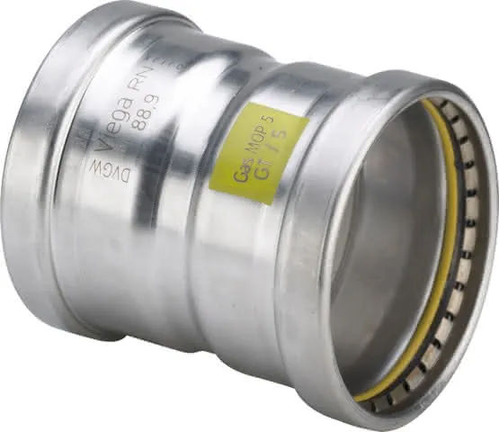 Viega Muffe Sanpress Inox G XL 0215XL in 64,0mm Edelstahl