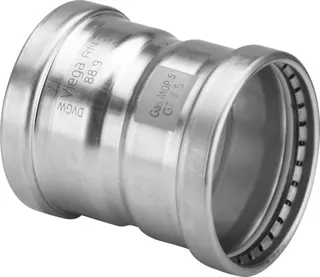 Viega Muffe Sanpress Inox G XL 0215XL in 64,0mm Edelstahl – Bild 2