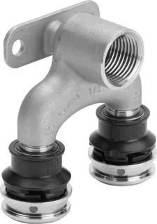 Viega Doppelwandscheibe mit SC Raxinox 4425.7 in 20mmxRp1/2x20mm nichtrostend – Bild 2