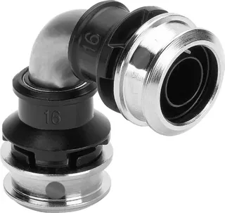 Viega Bogen 90 Grad mit SC Raxinox 4416 in 16mm Stahl nichtrostend – Bild 2