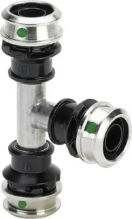 Viega T-Stück mit SC Raxinox 4418 in 20mm Stahl nichtrostend