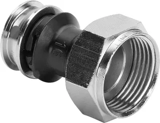 Viega Verschraubung mit SC Raxinox 4463 in 16mm x G1/2 Stahl nichtrostend – Bild 2