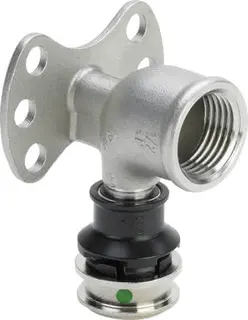 Viega Wandscheibe mit SC Raxinox 4425.5 in 16mm x Rp1/2 Stahl nichtrostend