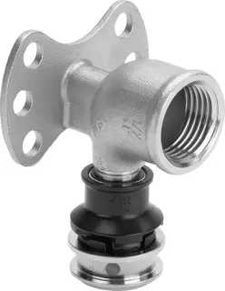 Viega Wandscheibe mit SC Raxinox 4425.5 in 20mm x Rp1/2 Stahl nichtrostend – Bild 2