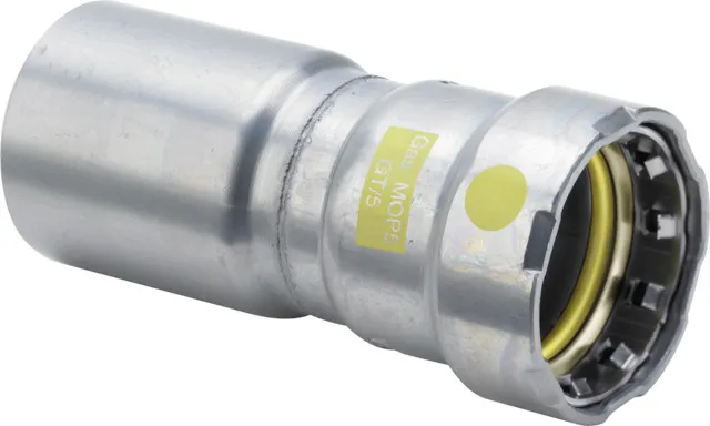 Viega Reduzierstück mit SC Megapress G 4615.1 in 2x1 1/4 ZollStahl Zn-Ni besch.