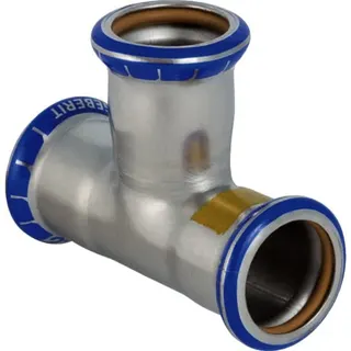 Geberit Mapress Edelstahl Gas T-Stück 18mm Nr.34029