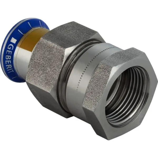 Geberit Mapress Edelstahl Übergangsverschr. mit IG (Gas) d15-Rp1/2