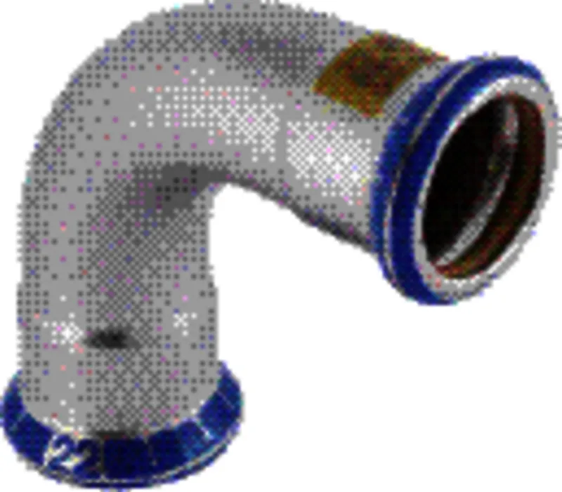 GE Mapress Edelstahl Bogen 90Gr d108 (Gas)
