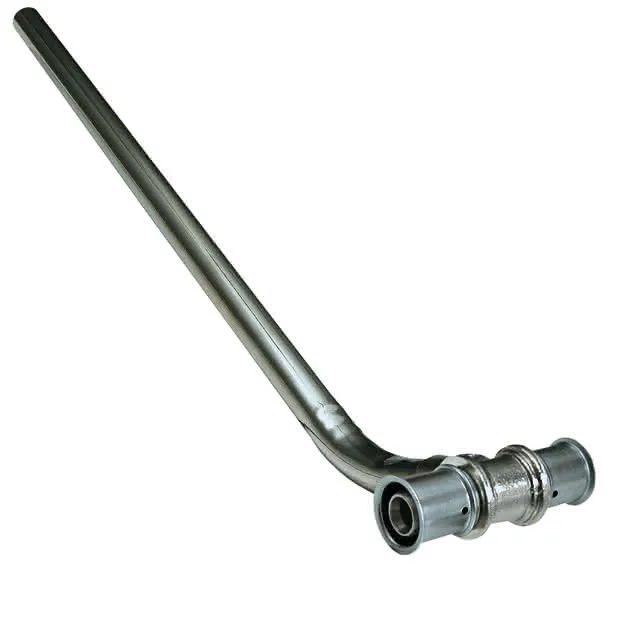 Press-Heizkörper-Anschluss-T-Stueck MULTITUBO 16x330mm, VPE 2 St., p.St.,besch.CU-Rohr