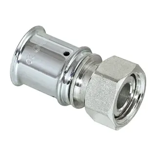 Press-Verschraub. MULTITUBO 20x3/4"IG 28030, VPE 10 St., p.St., ms verzinnt