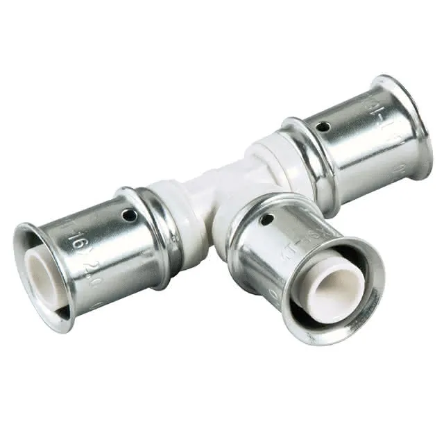 Press-T-Stueck MULTITUBO, 32x20x32 55051, VPE 4 St., p.St., aus PPSU