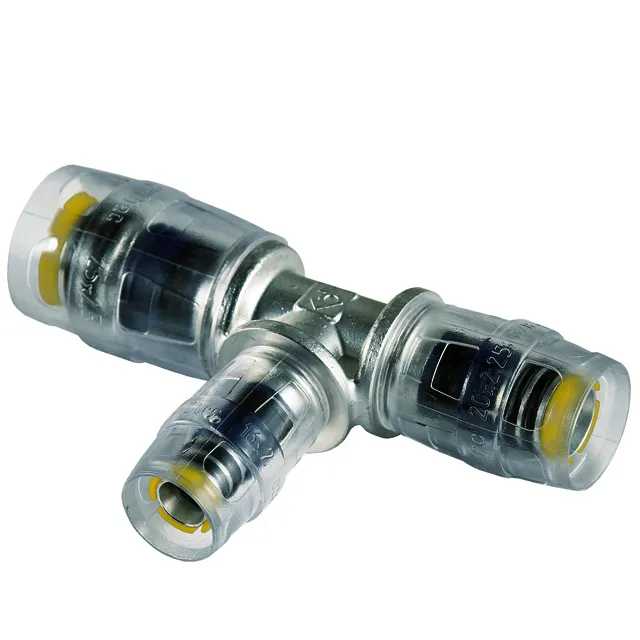 Steck-T-Stueck MULTITUBO 25x16x20 65047, VPE 4 St., p.St., ms verzinnt