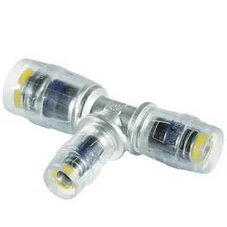 Steck-T-Stueck MULTITUBO 25x20x20 65042, VPE 4 St., p.St., ms verzinnt