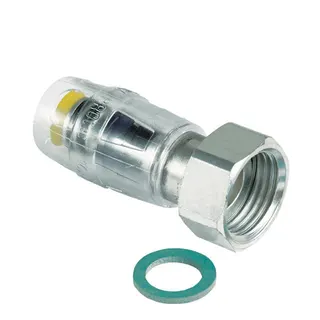 Steck-Verschraubung MULTITUBO 16x3/4"IG 68010, VPE 10 St., p.St., ms verzinnt