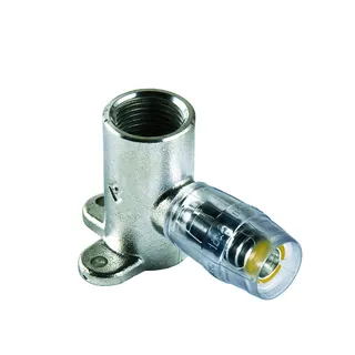 Steck-Wandscheibe MULTITUBO 20x1/2"IG 69030, VPE 10 St., p.St., ms verzinnt
