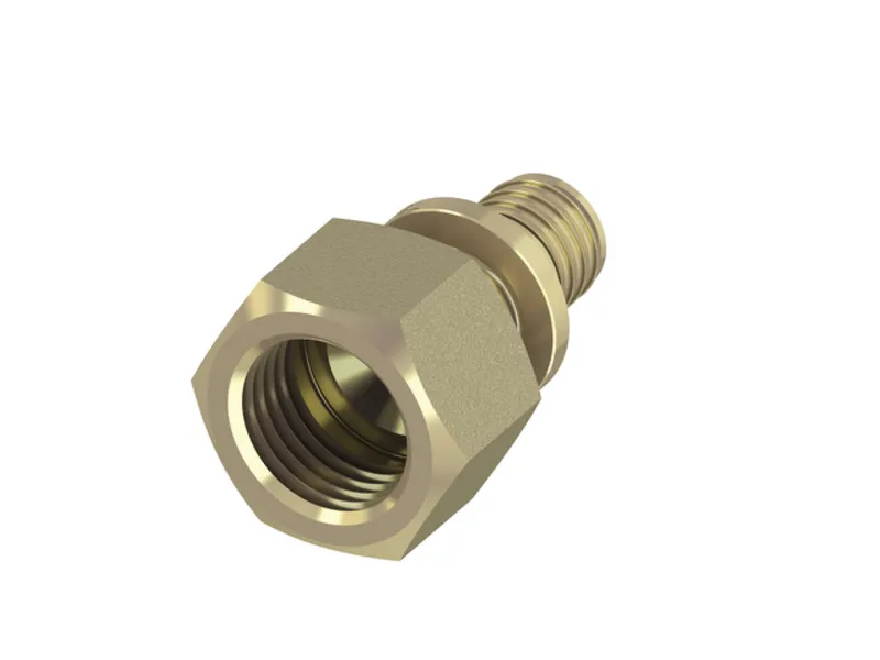TECEflex Übergangsmuffe Dim. 40 x Rp 1 1/2", Standard Messing