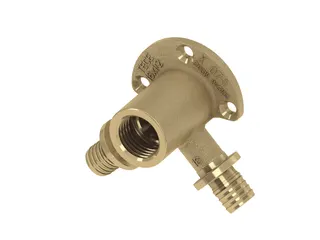 TECEflex Doppelwandscheibe 16xRp 1/2"x16 Standard Messing (nur für Heizung)