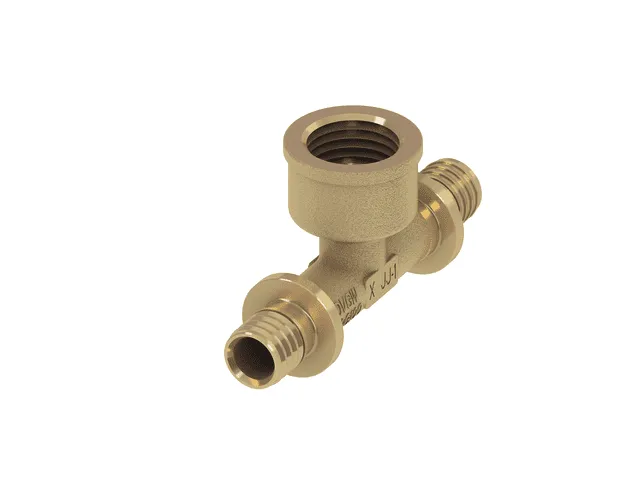 TECEflex T-Stück IG Dim. 32 x Rp 1" x 32, Standard Messing