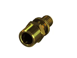 TECEflex Übergangsnippel Dim. 32 x R 1" Standard Messing