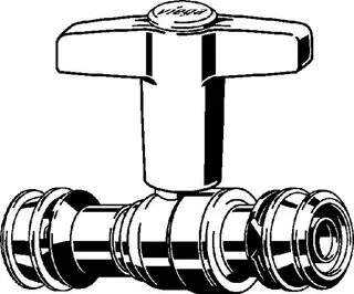 Viega Kugelhahn mit SC Easytop 5375 in 40mm Siliziumbronze – Bild 4