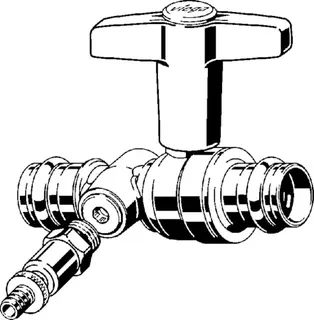 Viega Kugelhahn mit SC Easytop 2275.3 in 35mm Siliziumbronze – Bild 3
