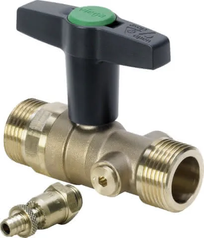 Viega Kugelhahn Easytop 2275.6 in G1 Siliziumbronze