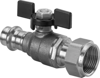 Viega Kugelhahn mit SC Easytop 2275.7 in G3/4x22mm Siliziumbronze – Bild 2