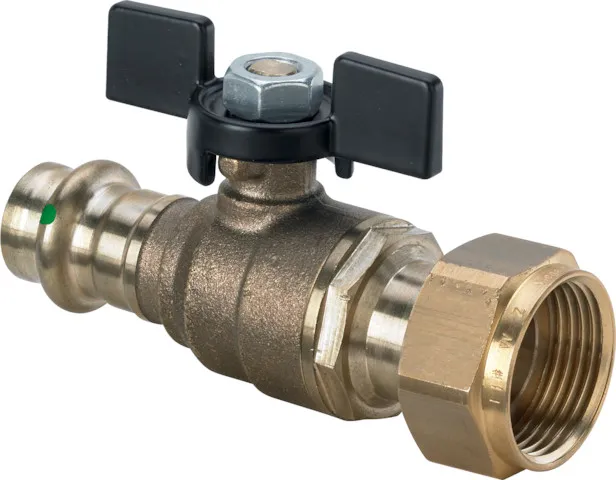 Viega Kugelhahn mit SC Easytop 2275.7 in G3/4x18mm Siliziumbronze