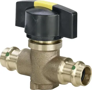 Viega Freiflussventil mit SC Easytop 2278 in 18mm Siliziumbronze