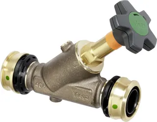 Viega Schrägsitzventil mit SC Easytop 5337.5 in 63mm Siliziumbronze