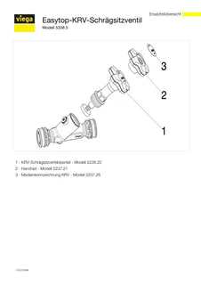 Viega KRV-Ventil mit SC Easytop 5338.5 in 16mm Siliziumbronze – Bild 4