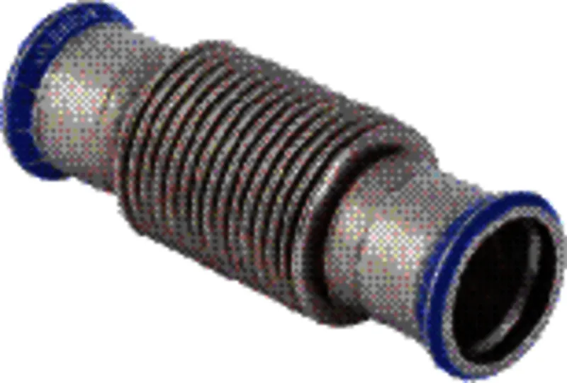 GE Mapress Edelstahl Axialkompensator mit Pressmuffen d54