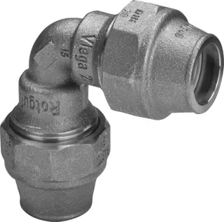 Viega Winkelkupplung Maxiplex 9027 in 40mm Rotguss – Bild 2