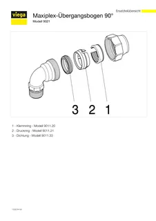 Viega Winkelverschraubung Maxiplex 9021 in 25mm x R3/4 Rotguss – Bild 4