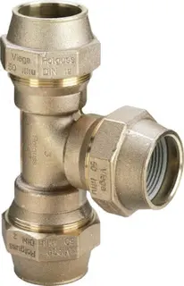 Viega T-Stück Maxiplex 9051 in 20mm Rotguss