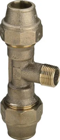Viega T-Stück Maxiplex 9052 in 40mmxR1 1/4xRp1 Rotguss