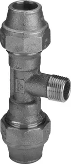 Viega T-Stück Maxiplex 9052 in 20mm x R1/2 Rotguss – Bild 2