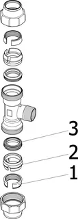Viega T-Stück Maxiplex 9052 in 20mm x R1/2 Rotguss – Bild 4